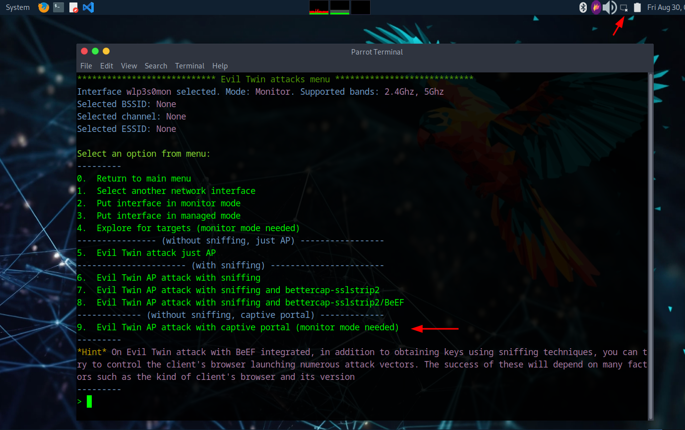 Deauthentication Attack