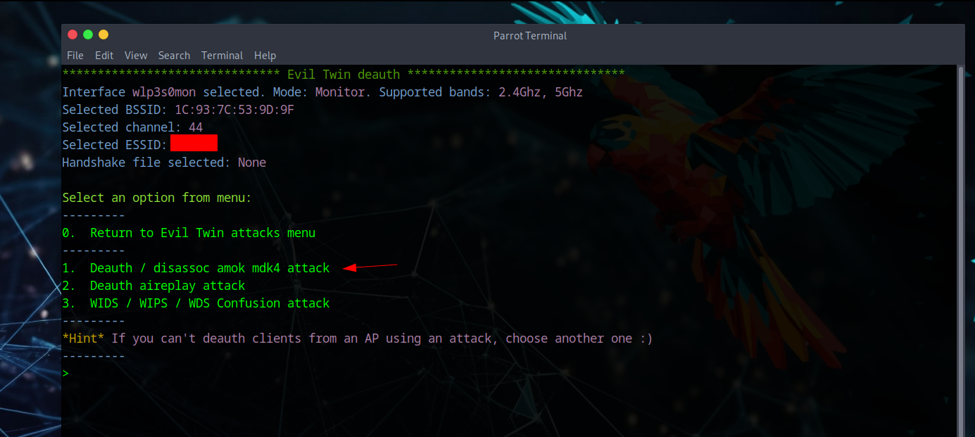 Attack Options