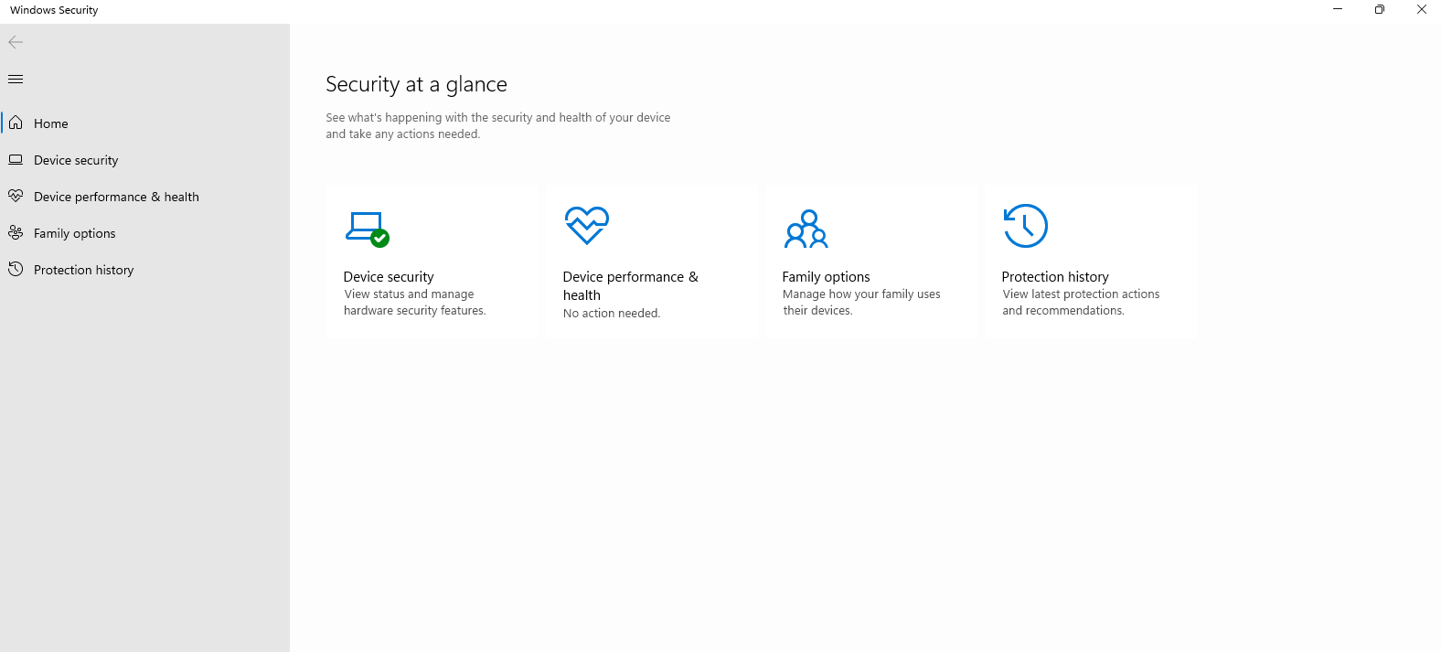 Windows Security UI Changes