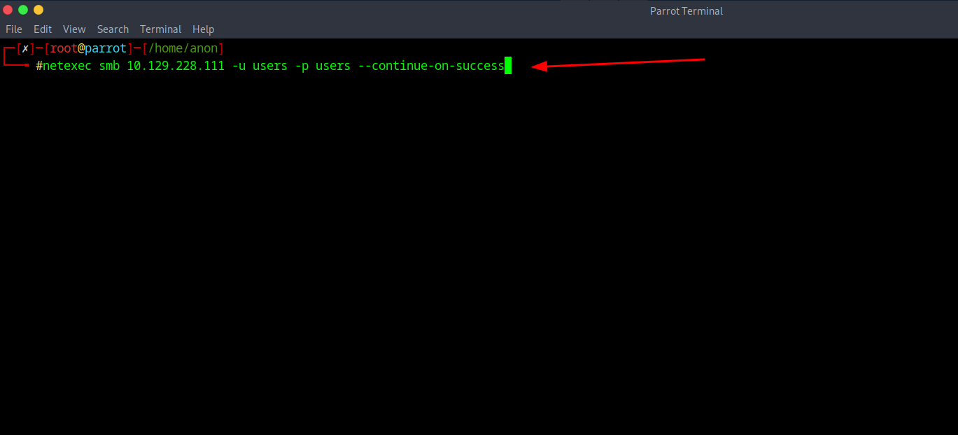 NetExec Password Spraying