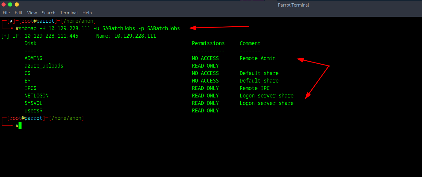 SMB Share Enumeration
